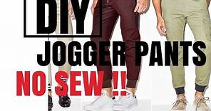How to turn your pants into Jogger Pants