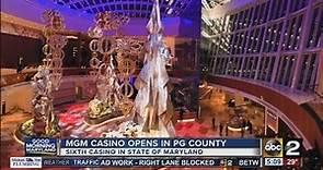 MGM Casino opens in Prince George's County