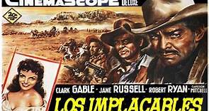 Los Implacables 1955 Clark Gable COLOR