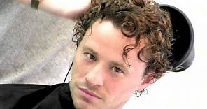 Heath Ledger Hairstyle Tutorial | How To Style Men's Curly Hair | By Vilain Silver Fox