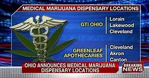 Ohio announces medical marijuana dispensary locations
