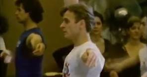 Mikhail Baryshnikov taking class with the National Ballet of Canada