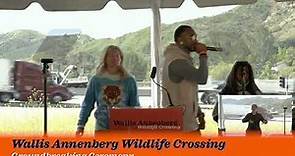 Wallis Annenberg Wildlife Crossing Official Groundbreaking Ceremony