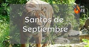 Santoral de Septiembre – Calendario santoral católico