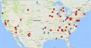 Map of new Sears and Kmart store closures