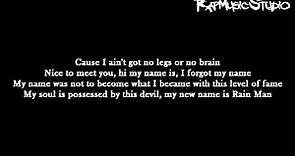 Eminem - Rain Man | Lyrics on screen | Full HD