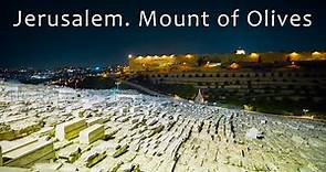 Jerusalem at Night: Mount of Olives, Tomb of the Virgin Mary, Old city
