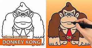 Cómo Dibujar Donkey Kong | Fácil Tutorial De Dibujo Paso A Paso