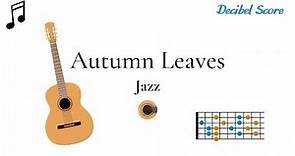 Autumn leaves | Jazz | Tuto de guitarra con acordes