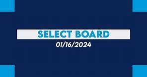 Medfield Select Board Meeting (1-23-2024)