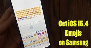 How To Get iOS 15.4 Emojis on Samsung | iOS Emojis On Android Samsung Galaxy A12