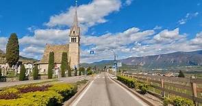 STRADA DEL VINO in ALTO ADIGE scenic drive | MEZZOLOMBARDO to BOLZANO | Italy