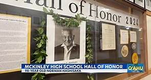 McKinley High School adds a new member to its "Hall of Honor"