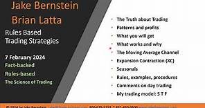 ⏰ Synergy Traders #49: Rules Based Trading Strategies with Jake Bernstein