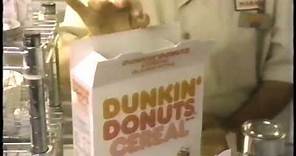 dunkin donuts cereal commercial