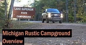Lake Superior: Michigan State Forest Campground Overview