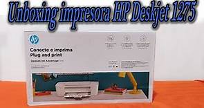 Unboxing Impresora Hp Deskjet 1275