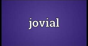 Jovial Meaning