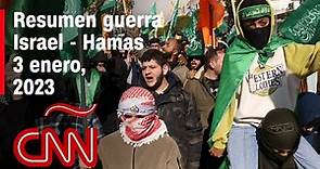 Resumen en video de la guerra Israel - Hamas: noticias del 3 de enero de 2024