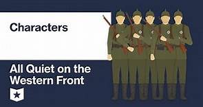 All Quiet on the Western Front by Erich Maria Remarque | Characters