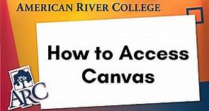 How to Access Canvas