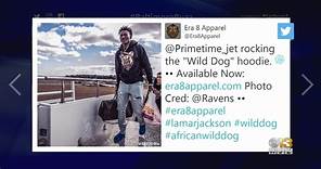 Lamar Jackson's 'Wild Dog' Hoodies Are Taking Social Media By Storm. Now You Can Buy Your Own - CBS Baltimore