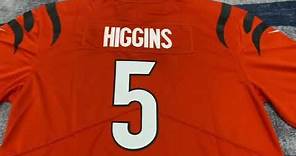 Bengals #5 Tee Higgins stitched jersey from fancherry.cn
