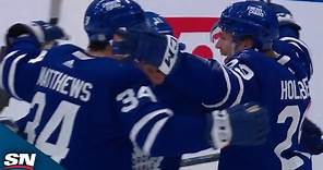 Maple Leafs' Passing Prowess Nets Pontus Holmberg Two Goals In Three MInutes