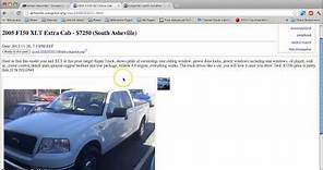 Craigslist Asheville NC Used Cars for Sale by Owner - Affordable Prices Under $1500 in Early 2013