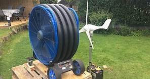 100 Watt Small Wind Turbine output test and review
