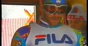 Alberto Tomba wins slalom (Sestrieres 1991)