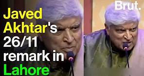 Javed Akhtar's 26/11 remark in Lahore