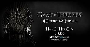 Game of Thrones Türkçe Dublaj Seçeneğiyle Yeniden Başlıyor!