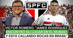 Víctor Romero: "James Rodríguez encontró su lugar en el mundo y está callando bocas en Brasil"