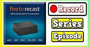 Amazon Fire TV Recast ~ How To Record