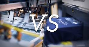 Screen Printing vs Digital Printing - Everything You Need To Know