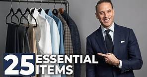 The ULTIMATE Beginner’s Capsule Wardrobe | 25 Men’s Wardrobe Essentials