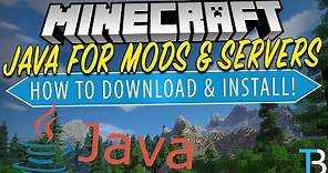 How To Download & Install Java for Minecraft (Get Java for Minecraft Mods & Servers!)