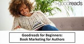 Beginners Book Marketing on Goodreads - Webinar