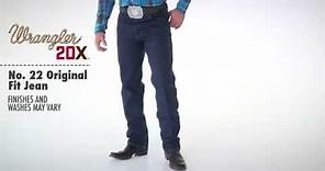Wrangler 20X Men's Vintage Denim No. 22 Original Fit Jeans | Blain’s Farm & Fleet