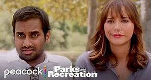 the unlikely parks and rec pairing trying their best for 20 minutes straight | Parks and recreation
