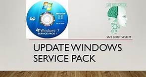 How to download windows 7 service pack 1 and Install | SP1 | SP2 | Safe Boot System