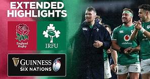 England v Ireland | Extended Highlights | 2022 Guinness Six Nations