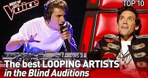 TOP 10 | Incredible LIVE LOOPING ARTISTS in The Voice