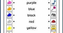 Colors Worksheets | Free Worksheets For Teaching Colors | Games4esl