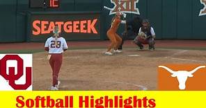 #1 Oklahoma vs #5 Texas Softball Game 1 Highlights, April 5 2024