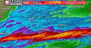 Live Radar | Watch as severe weather moves its way across Georgia