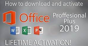 How to Get Microsoft Office 2019 Professional Plus Full Version for Free (Lifetime Activation)