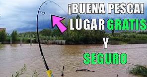 BUENA PESCA lugar GRATIS y SEGURO | dique lujan TIGRE RIO LUJAN | villa la ñata |pesca variada