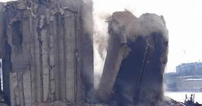 貝魯特港口的爆炸穀倉 接連發生倒塌與火災 - 國際